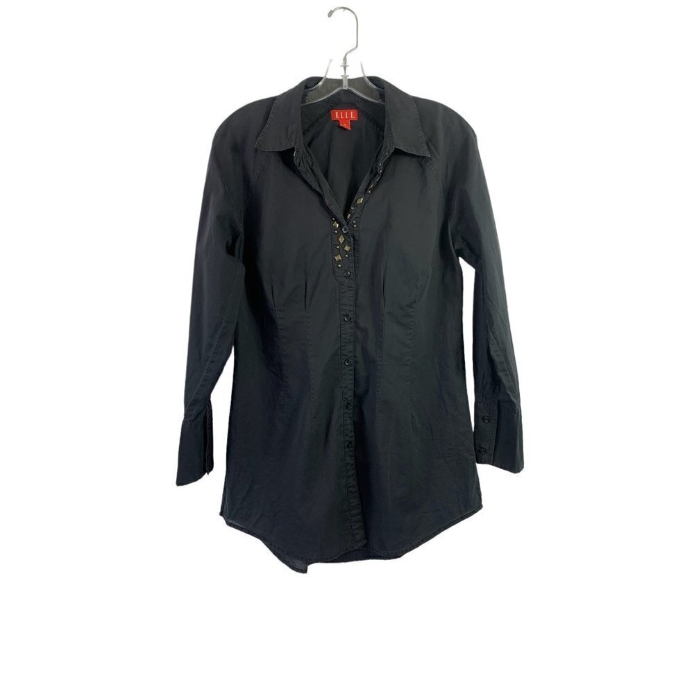 Elle Women's Black Long Sleeve Top